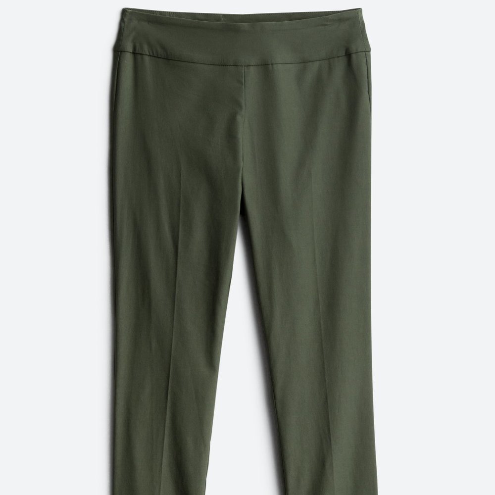 Olive Green Work Pants *Soft & Stretchy*